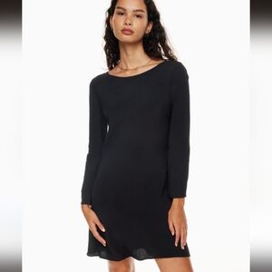 Aritzia Sunday Best Cherise Dress black mini dress 2xs